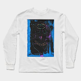 Purple Face with Third Eye Long Sleeve T-Shirt